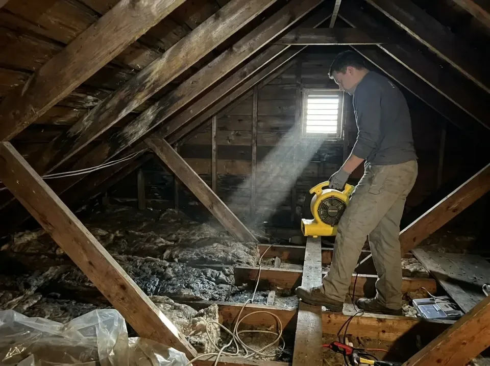 attic-water-damage-drying-proc-007 — frequently asked questions, Emergency Water Extraction & 24/7 Flood Response in San Pab…